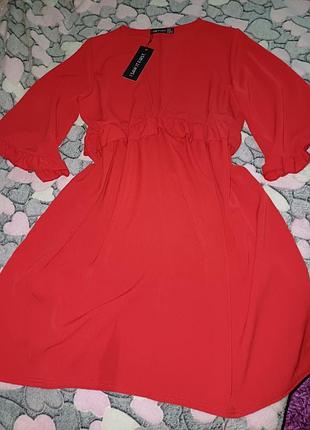 Яркое платье свободного кроя, платье беременным