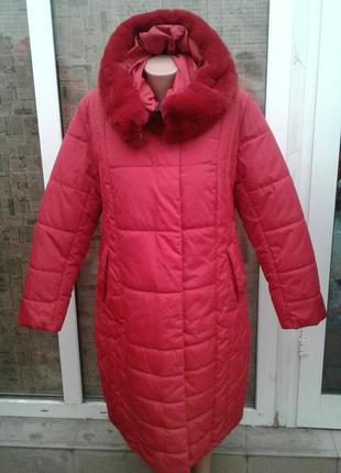 Женская зимняя курточка, 2 цвета,50-52-54-56-58-60 размеры