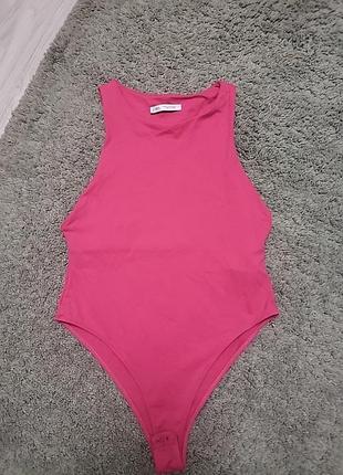 Малинове боді zara