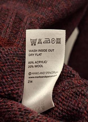 Свитер с шерстью 20% marks and spencer 2