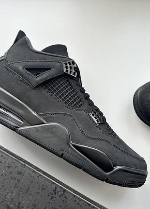 Кросівки nike air jordan 4 black cat 2025 fv5029-010
