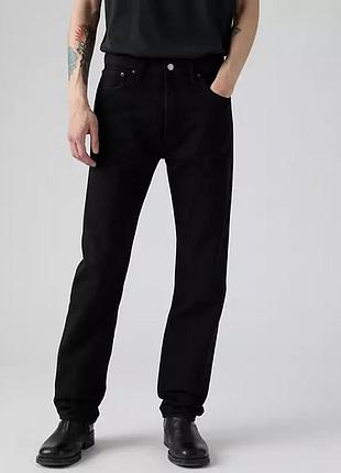 Джинсы мужские классические originals 32/34 черные 501 levi's