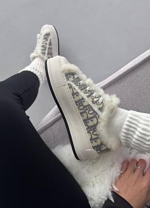 Брендовые зимние кеды