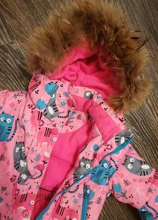 Куртка зимова рожева 3