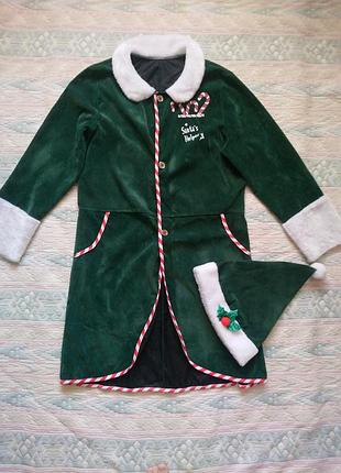 Карнавальний костюм різдвяний ельф santa's helper m розмір
