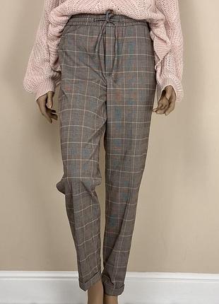 Картаті штани/брюки h&m  l