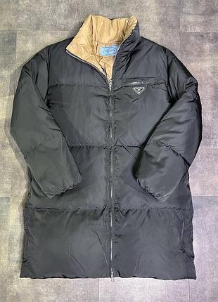 Довга куртка пуховик