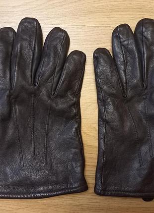 Мужские новые кожаные перчатки  m & s .