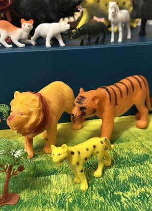Набір диких тварин. фігурки тварин 5
