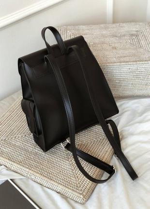 Рюкзак жіночий чорний женский черный рюкзачок3 фото