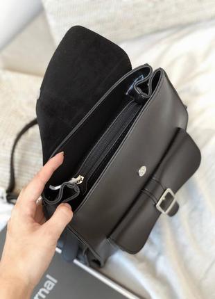 Рюкзак жіночий чорний жіночий чорний рюкзачок4 фото