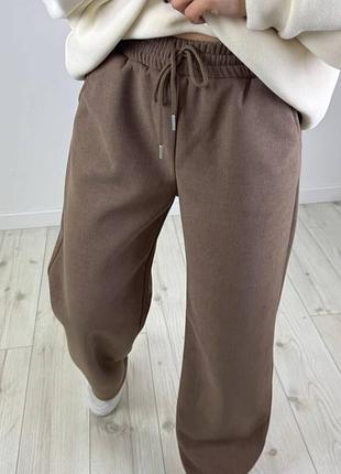 Женские вельветовые брюки на флисе в расцветках рр 42-52