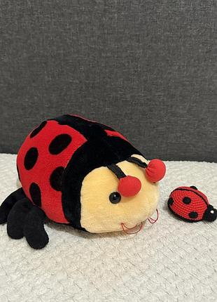 Мʼяка іграшка сонечко (божья коровка)