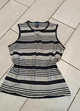 Футболка/ майка темно-синяя gap, стрейчевая, разм.s-m, оригинал, Гватемала