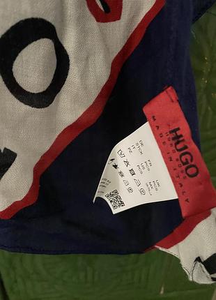 Шарф hugo boss оригинал платок натуральная ткань