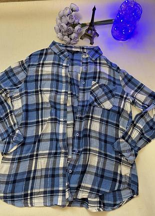 Рубашка в клітинку жіноча