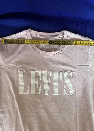 Натуральна футболка leviʼs s рожева