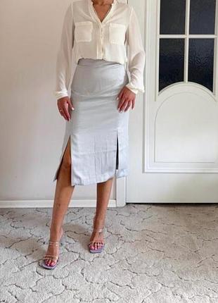 Спідниця сатинова