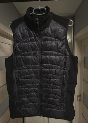 Мужская гибридная безрукавка / жилет ibex men's wool / puffer vest