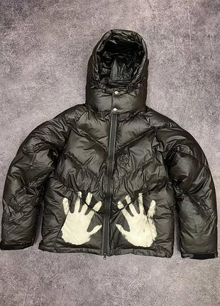 Mertra puffer jacket black grey 6