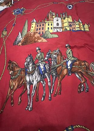 Вінтажна шовкова хустка