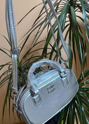 ✨ нова срібляста сумка (без бірки) 3