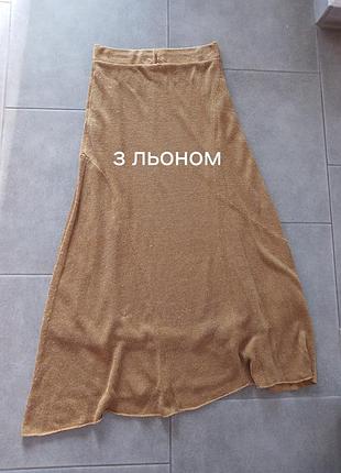 Якісна спідниця з льоном