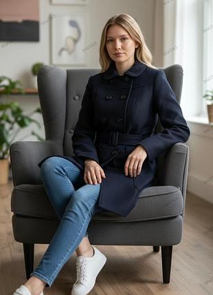 Брендове пальто з поясом і кишенями george етикетка