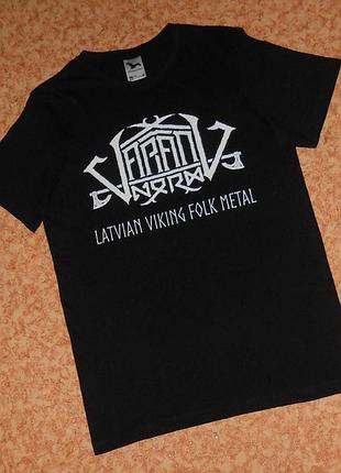 Футболка varang nord/shield and axes/latvian viking folk metal/рок мерч