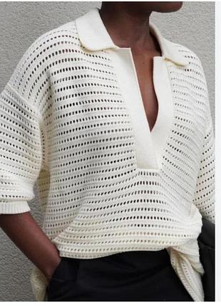 Поло бежеве трикотажне