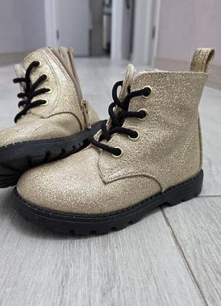 Детские ботинки для девочки утепленные фирмы h&amp;m
