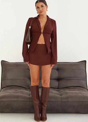 Спідниця від boohoo 🤎