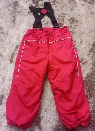 Штани зимові на підтяжках 104