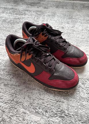 Nike dunk low cl utility orange vintage кросівки