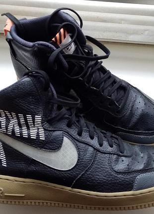Високі шкіряні кросівки nike air force 1 high cq0449-001(оригінал)