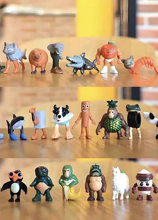 Большой набор мини фигурок итальянские мемы 24 шт