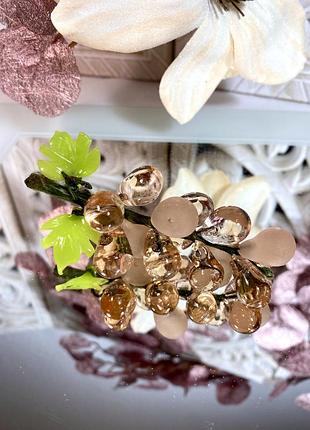 Вінтажні декоративні грона винограду «murano glass» 50-70-ті рр.