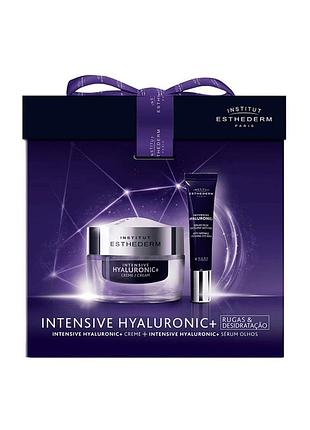 Institut esthederm hyaluronic роскошный подарочный набор "интенсивный уход" для обезвоженной и чувствительной кожи