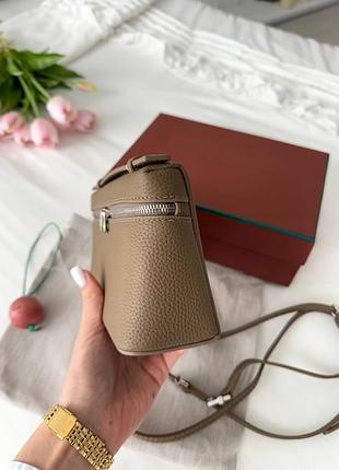 Сумка  loro piana beige silver 6