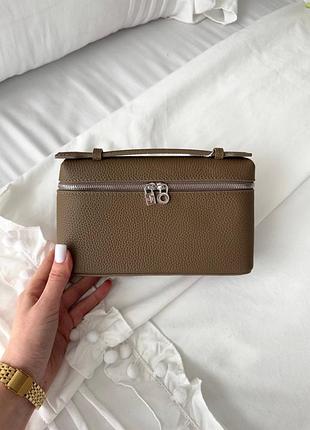 Сумка  loro piana beige silver 7