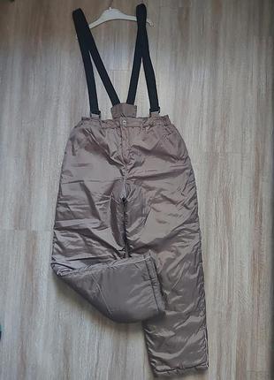 Новые зимние брюки- комбез!! 11-12 лет..