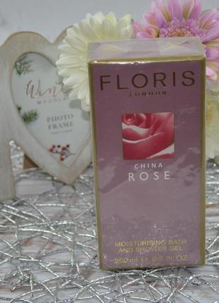 Увлажняющий гель для ванны и душа floris china rose moisturising bath and shower gel6 фото