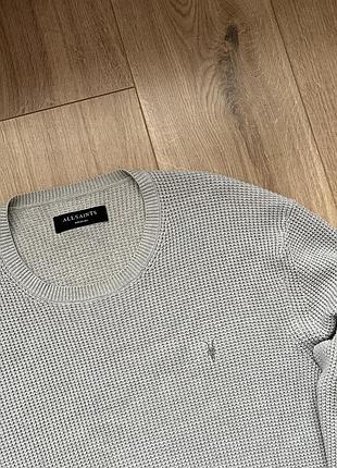 Светр all saints waffle texture trias crew jumper 2