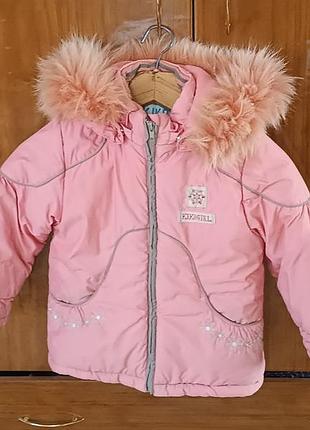 Зимняя куртка kiko для девочки/немерика