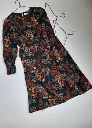 Eur l стильное длинное платье цветочный принт no1214