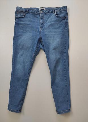 Джинси стрейч висока посадка батал
