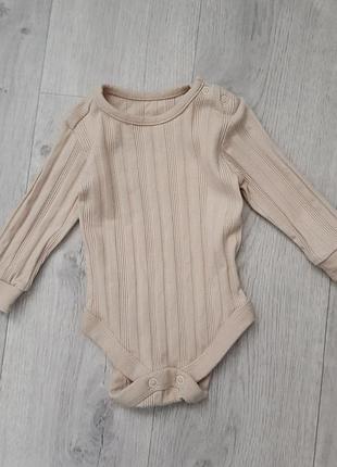 Бежевый боди george 0-3 месяца