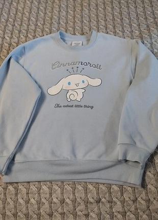 Свитшот теплый оверсайз р44-50