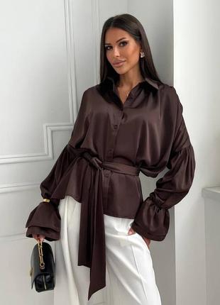 Элегантная, шикарная блуза