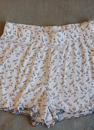 Шорти піжамні в квітковий принт від primark